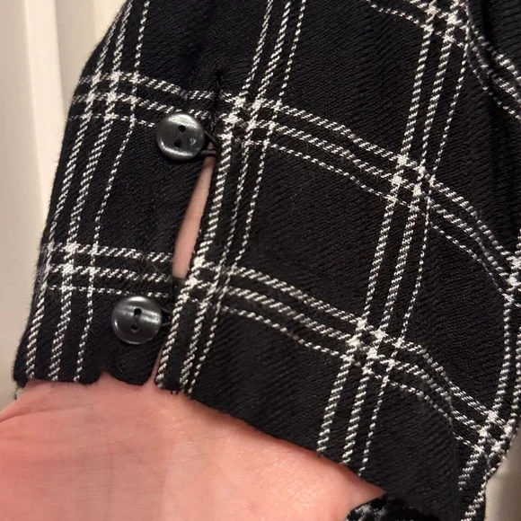 ASOS Black and White Checkered Dress - Picture 5 of 5